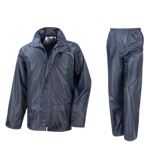 Result Mens Core Waterproof Rain Storm Suit (Pants /Bottoms And Jacket Set) / Na - Picture 3 of 7
